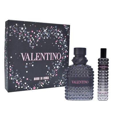 Valentino Uomo Born in Roma Intense Eau de Parfum 50ml + Travel Stick 10ml Set - Image 1 of 3