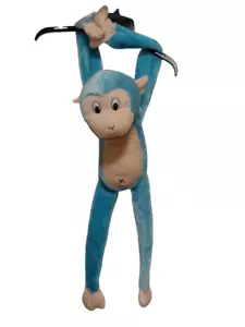 Peluche Mono Azul Colgante Manos Pegajosas Chimpancé Juguete Suave Grande 30" Peek A Boo - Imagen 1 de 8