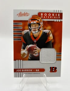 2020 Panini Absolute Joe Burrow RC #1 Rookie Materials Cincinnati Bengals - Picture 1 of 2