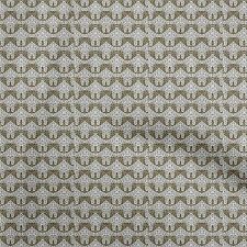 oneOone Cotton Flex Dark Olive Green Fabric Texture Sewing Material-vEX