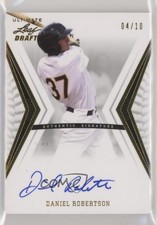 2012 Leaf Ultimate Draft Gold /10 Daniel Robertson #BA-DR1 Auto