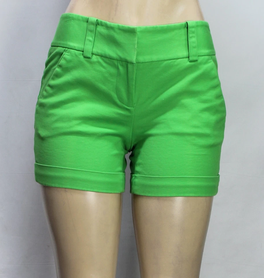 Pantalones cortos para mujer Vince Camuto elásticos verdes talla 0 Foto 1 de 4