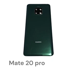 Para Huawei Mate 20 por tapa de la batería cubierta posterior verde vidrio de cámara lente con pegamento - Imagen 1 de 1