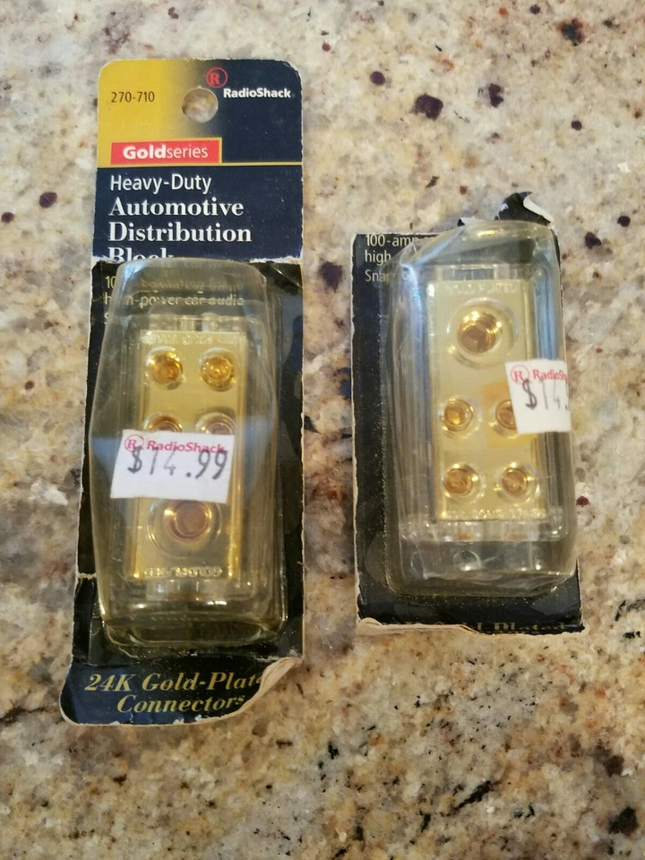 RadioShack 270-710 Heavy-Duty Automotive Distribution Block Qty 2 - Image 1 of 1