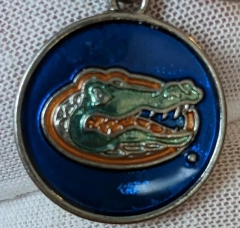 florida gators Hinged Silver Tone Bracelet Cover