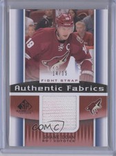 2013 SP Game Used Edition Authentic Fabrics Fight Straps /15 Shane Doan #AF-SD
