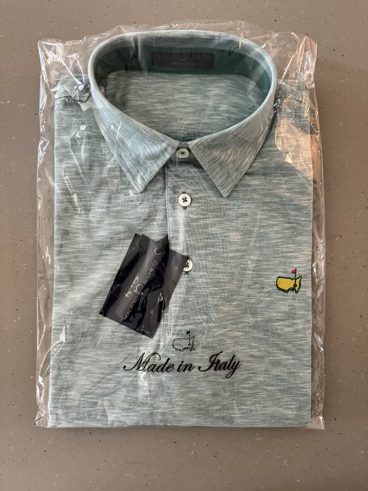 NEW Master's by Clubhouse Collection Polo Made in Italy Size L - Image 1 of 1