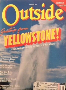 Outside Magazine Greetings From Yellowstone August 1990 110717nonrh2 - Picture 1 of 1