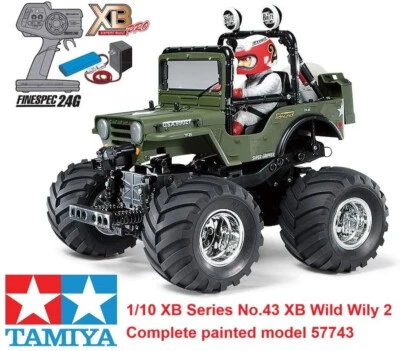 TAMIYA 1/10 XB Series No.43 XB Wild Wily 2 Complete painted model No.57743 JAPAN - Image 1 of 4