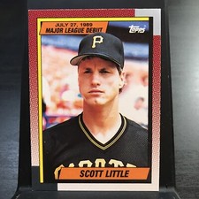 1989-90 Topps Major League Debut 1989 Box Set Scott Little #71