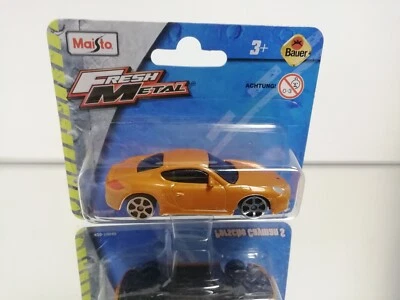 Maisto Bauer Fresh Metal Porsche Cayman S su blister - Immagine 1 di 3