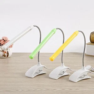 Adjustable Bedside Usb Table Lamp Desk Reading Led Reading Light Clip-On Clamp - Picture 1 of 14