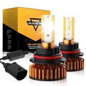 AUXBEAM HB1 9004 LED Headlight Bulb Kit High Low Beams 6500K Super Bright White - Bild 1 von 11