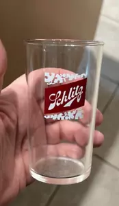 VINTAGE SCHLITZ BEER ACL DRINKING GLASS SCHLITZ BREWING CO MILWAUKEE WI - Picture 1 of 2