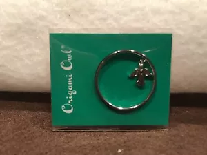 Origami Owl Living Locket Plates Large (new) Silver Angel Window WN1023 - Picture 1 of 1