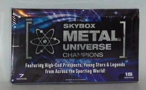 NEW! 2023 Upper Deck SKYBOX METAL UNIVERSE CHAMPIONS HOBBY BOX UNOPENED ~ - Picture 1 of 1