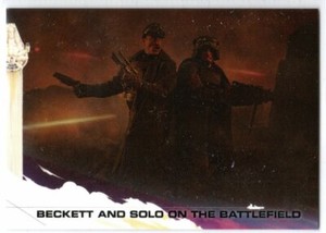 STAR WARS 2018 TOPPS COUNTDOWN TO A SOLO: A STAR WARS STORY #6 BECKETT AND SOLO