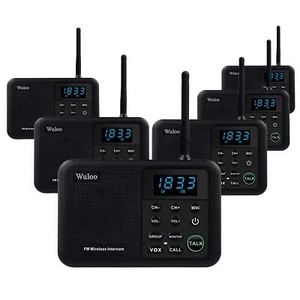 1 Mile 22-Channel One-Way FM Wireless Intercoms for Home Offices Communication - Picture 1 of 31