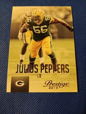2015 JULIUS PEPPERS PANINI PRESTIGE NFL CARD #97 GB PACKERS TAR HEELS PANTHERS - Image 1 of 2