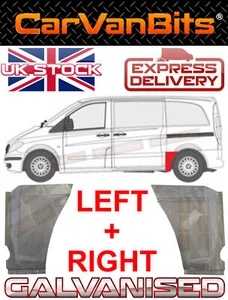 FOR MERCEDES VITO VIANO W639 SWB LWB 03-14 FRONT OF REAR WHEEL ARCH REPAIR PANEL - Picture 1 of 11