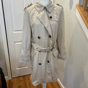 Coach Drapey Trench Coat Size M F29071 - Picture 1 of 18