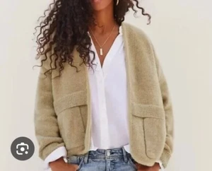 antrhopologie Pilcro Strickjacke Damen One Size Oversize Oliver Glanz Slouchy - Bild 1 von 12