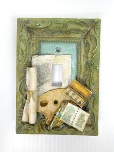 "Suministros de estudio para pintor artista 3D - Cubierta de placa de pared con interruptor de palanca - 3,5"" x 5" - Imagen 1 de 9