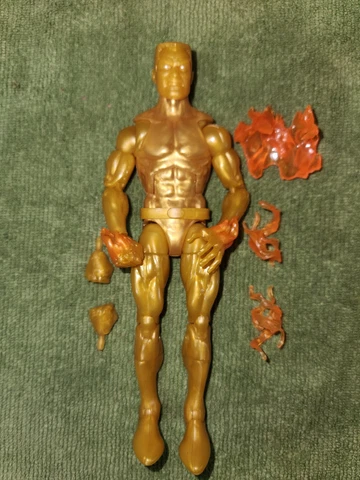 Marvel Legends MOLTEN MAN  6" inch 1:12 figure Amazon Cover