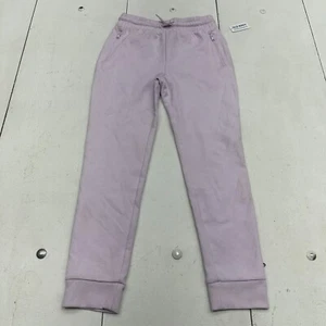Old Navy Light Pink High Rise Joggers Dynamic Fleece Girls Size Medium - Picture 1 of 10