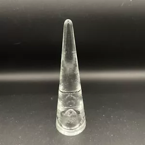 Vintage Design House Stockholm Eiszapfen Kegel Kerzenhalter Glas - Anders Fardig - Bild 1 von 5