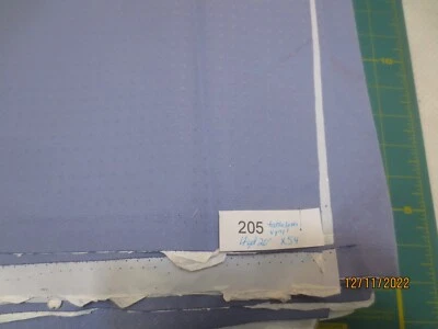 4 yds 20"  x 54" Vintage Williamsburg Blue Vinyl Dotted Tablecloth wide fabric - Image 1 of 4