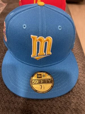 Minnesota Twins Fitted Hat Sneakertown Simpson Pack W/pin Rare New Era 7 1/2 - Image 1 of 4