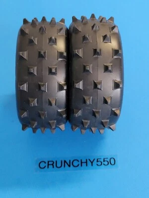 Duratrax Rear Tires 1.9" Pyramid Spike DTXC5116 Losi Tamiya Kyosho Vintage RC - Image 1 of 3