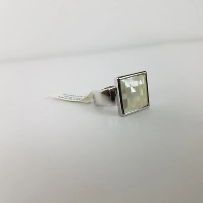 Nuevo con etiquetas Anillo Park Lane Mosaico Madreperla Plata - Talla 7 Foto 1 de 4