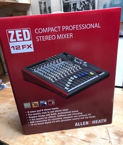 Allen & Heath ZED-12FX Compact Professional Stereo Mixer - Brand New - Picture 1 of 3