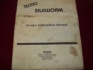 Gusano de seda Tecmo original Manual de instrucciones, buen estado - Imagen 1 de 1