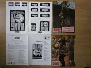 Werberatschlag + 2 Aushangfotos * Cliffhanger * Sylvester Stallone * 1993 - Bild 1 von 1
