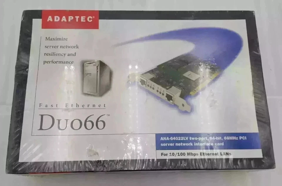 Adaptec Fast Ethernet Duo66 ANA-64022LV KIT 1932200 NEW - Image 1 of 4