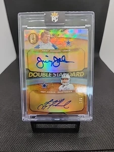 2019 Panini Gold Standard - Double Standard Troy Aikman, Jimmy Johnson... - Picture 1 of 2