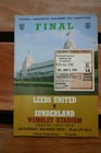 Leeds Utd v Sunderland 1973 FA Cup Final Programme and Ticket