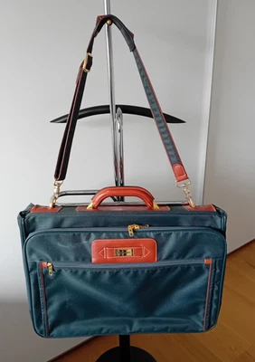 Original Samsonite Anzugkoffer / Aktentasche / Reisetasche Ultralite grün braun - Bild 1 von 4