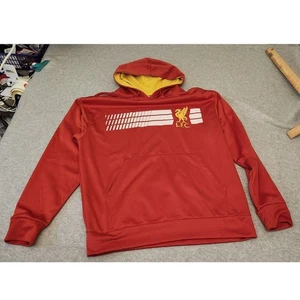 Liverpool FC Hoodie Pullover Mens Medium Red Soccer Icon Sports Premier League - Picture 1 of 17