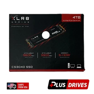 Unidad de estado sólido empresarial rápida 4 TB NVMe PNY XLR8 M.2 PCIe Gen4 x4 - Imagen 1 de 6