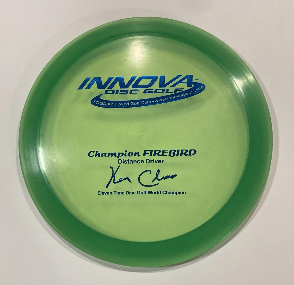 Innova 💎 Champion Firebird - 11X Ken Climo FAF PFN PAT# Jade 168g Rare 💎 - Image 1 of 4