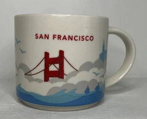 Taza de café Starbucks colección "You are Here", San Francisco, 2015, taza 14 oz. - Imagen 1 de 7