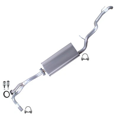 Sistema de escape de tubo de escape silenciador tubo de escape de acero inoxidable se adapta a: Jeep Liberty 2004 Foto 1 de 4