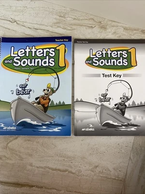 Abeka 1st Grade Letters And Sounds 5th Edition Teacher Key And Test Key Bundle - Image 1 of 4