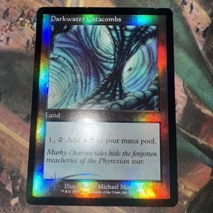 Mtg Darkwater Catacombs Odyssey Foil Mint Rare Land  - Picture 1 of 10