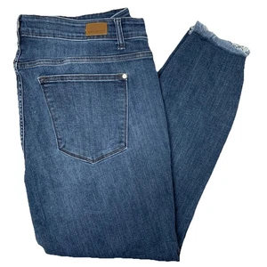 Judy Blue Jeans Damen 20W Skinny Fit Distressed Stretch Übergröße Cropped - Bild 1 von 14