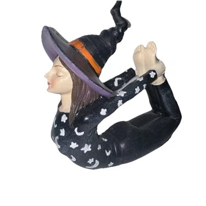 Cynkeyee Yoga Witch Figurine 7” Tall 7” Wide Halloween Brand New - Picture 1 of 3